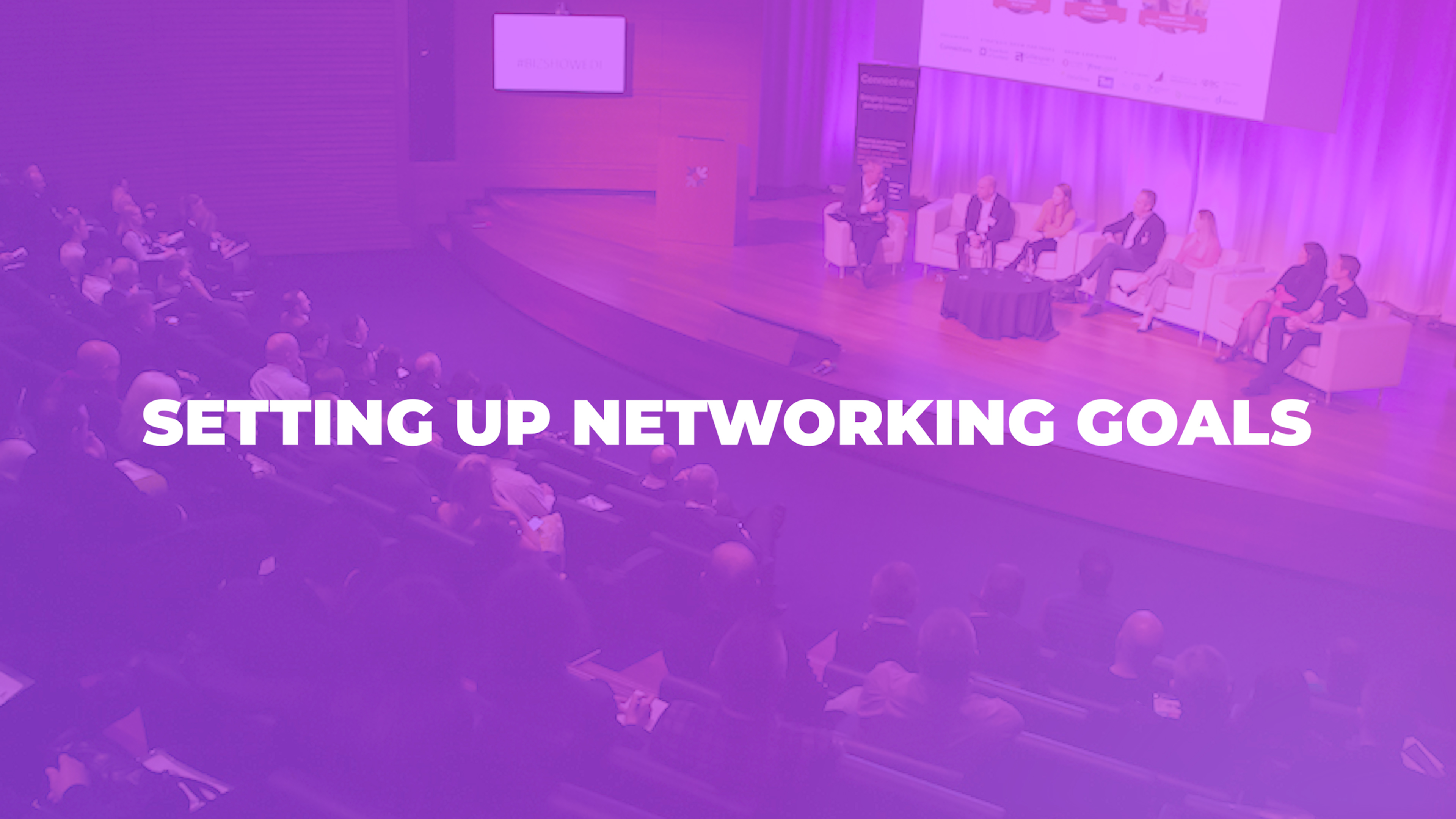 Setting up networking goals