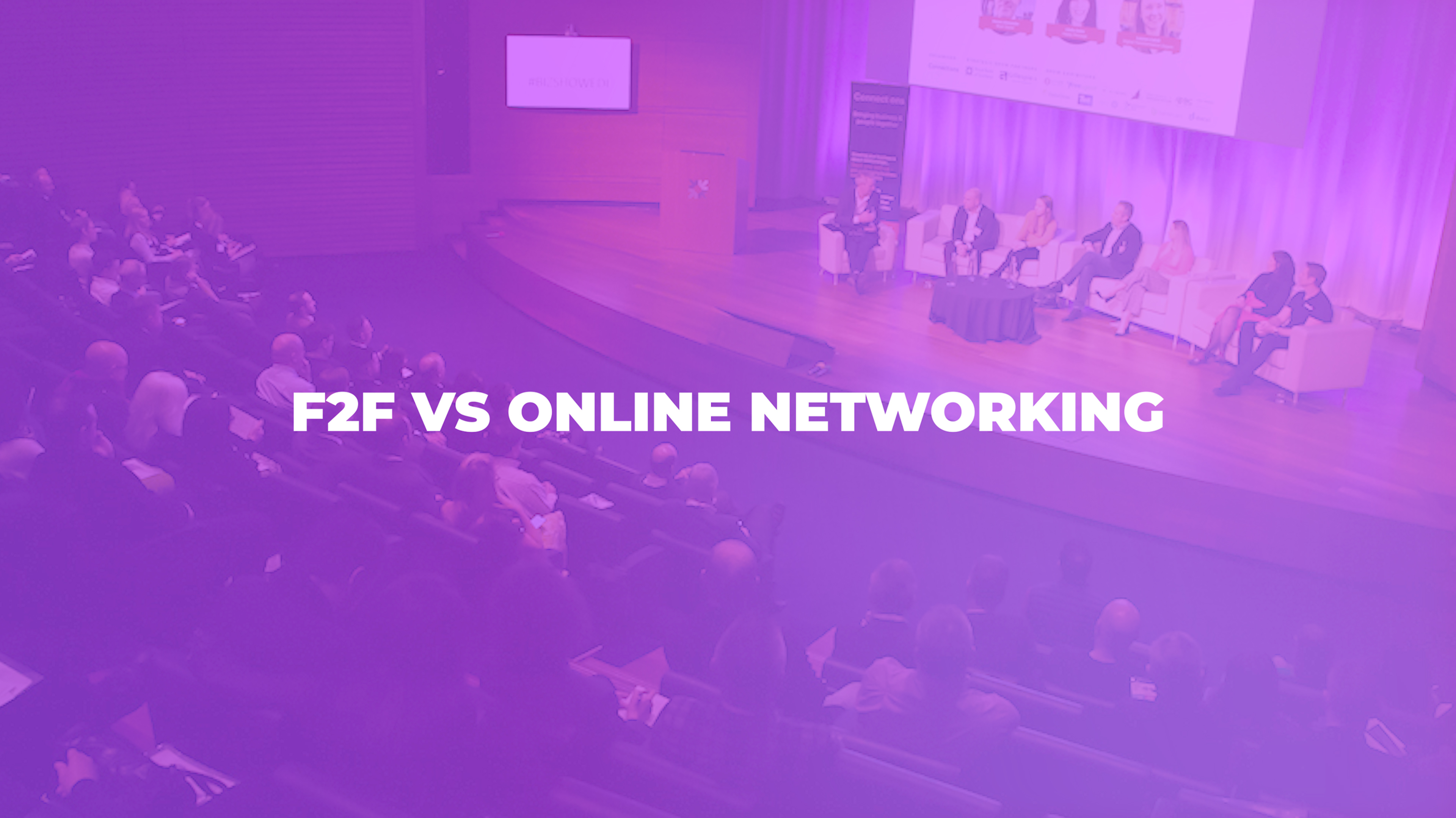 F2F vs Online Networking
